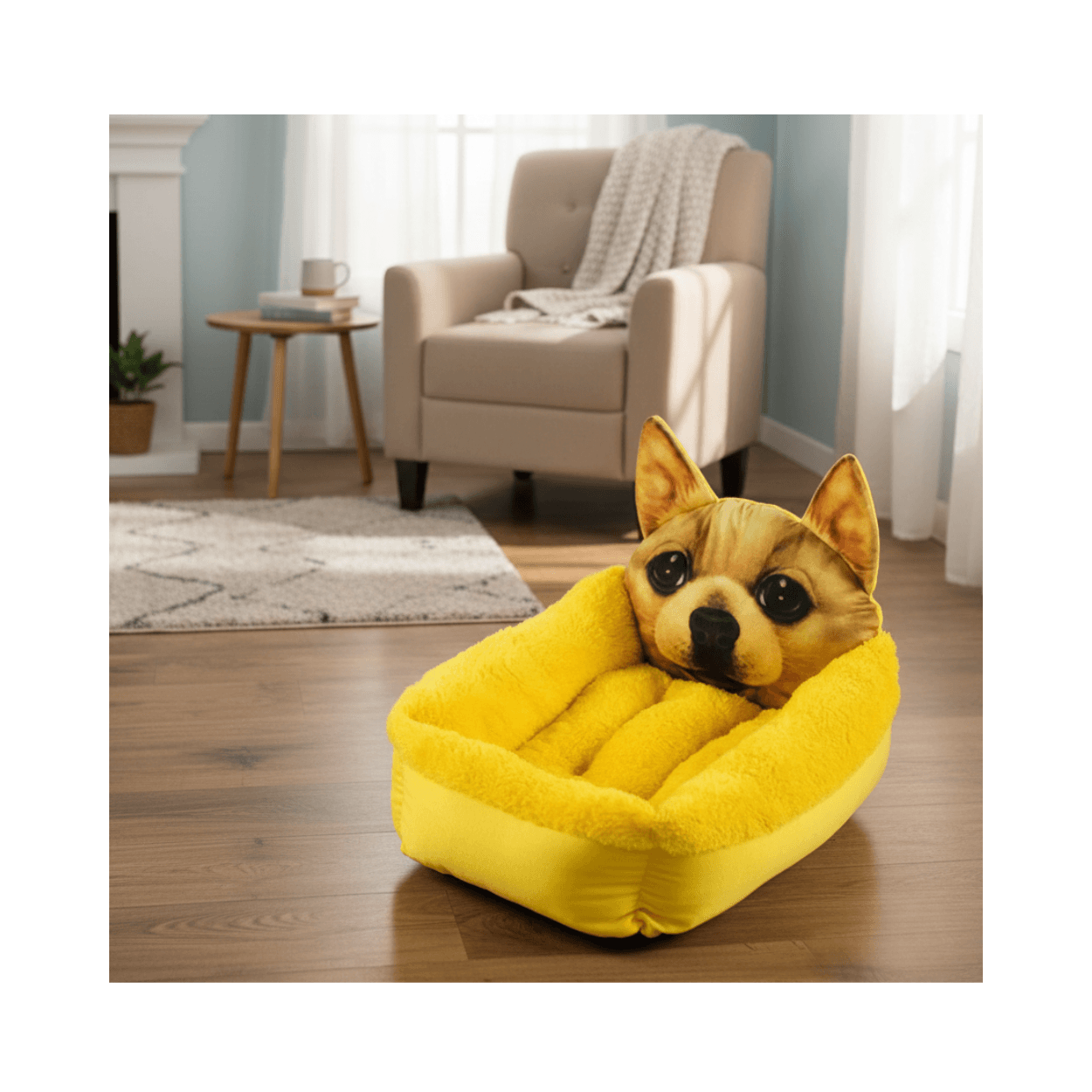 Sophisticated Sofa Shape Pet Bed Cat/Dog Design with Extra Soft Cushion