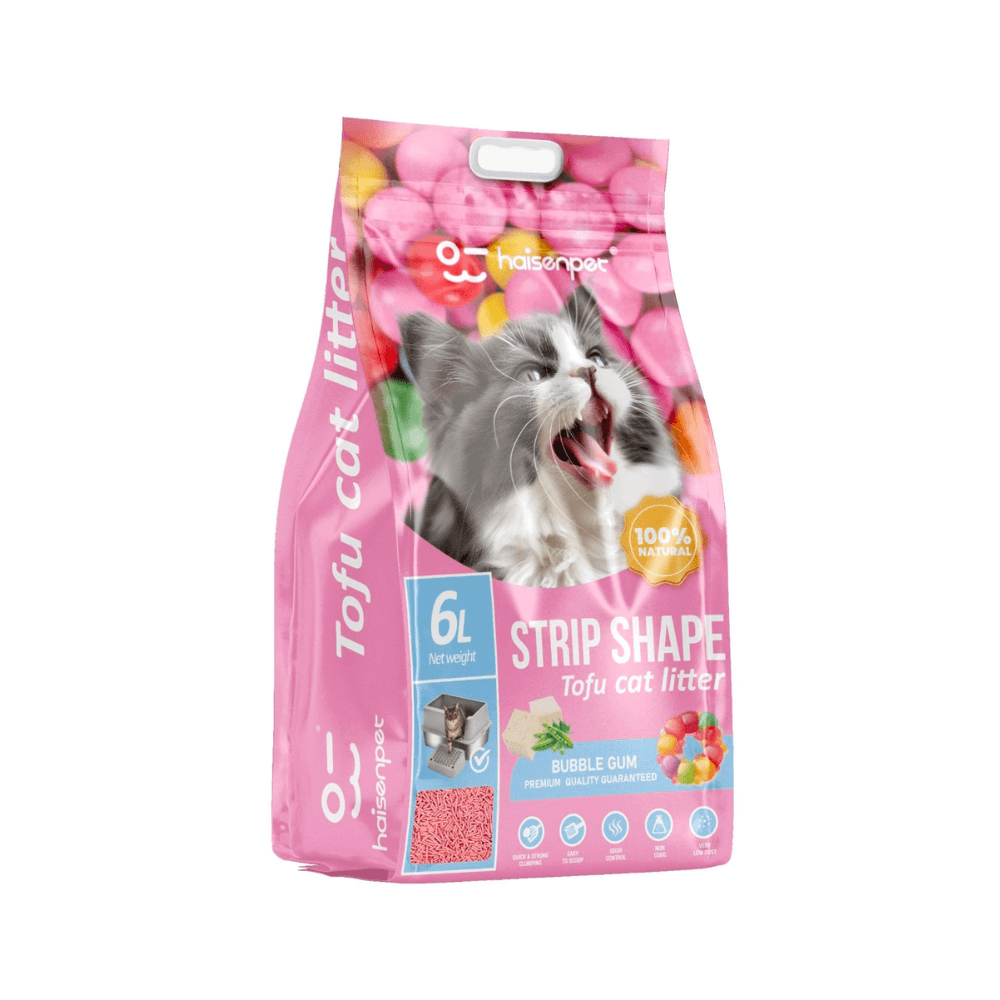 Haisenpet Tofu Cat Litter Bubble Gum Flavour 6L / 2.5kg