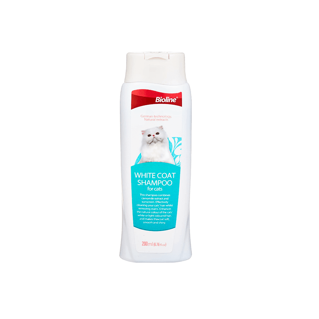 Bioline White Coat Cat shampoo 200ml