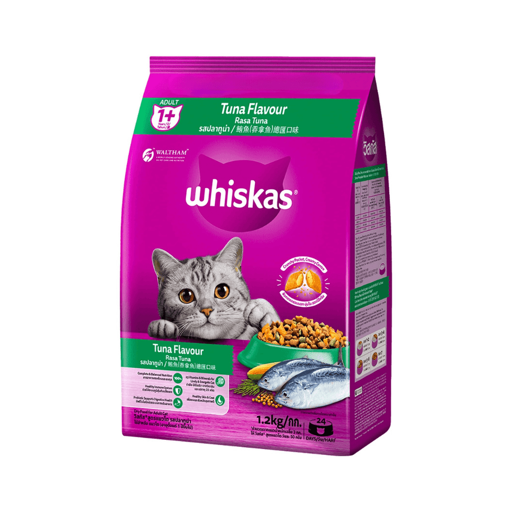 Whiskas Adult Cat Food Tuna 1.2kg