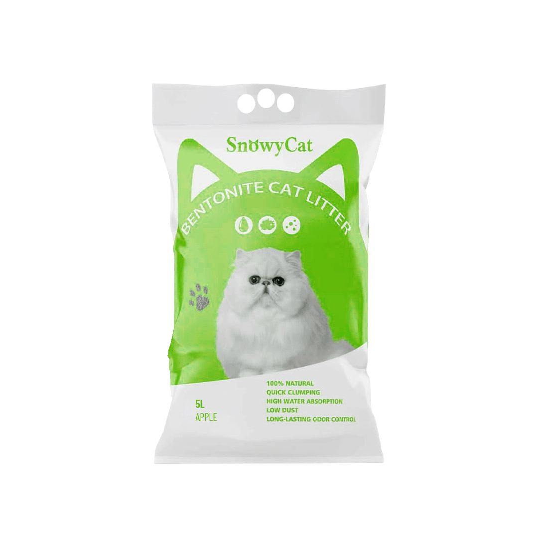 Snowycat Bentonite Cat Litter Apple 5L