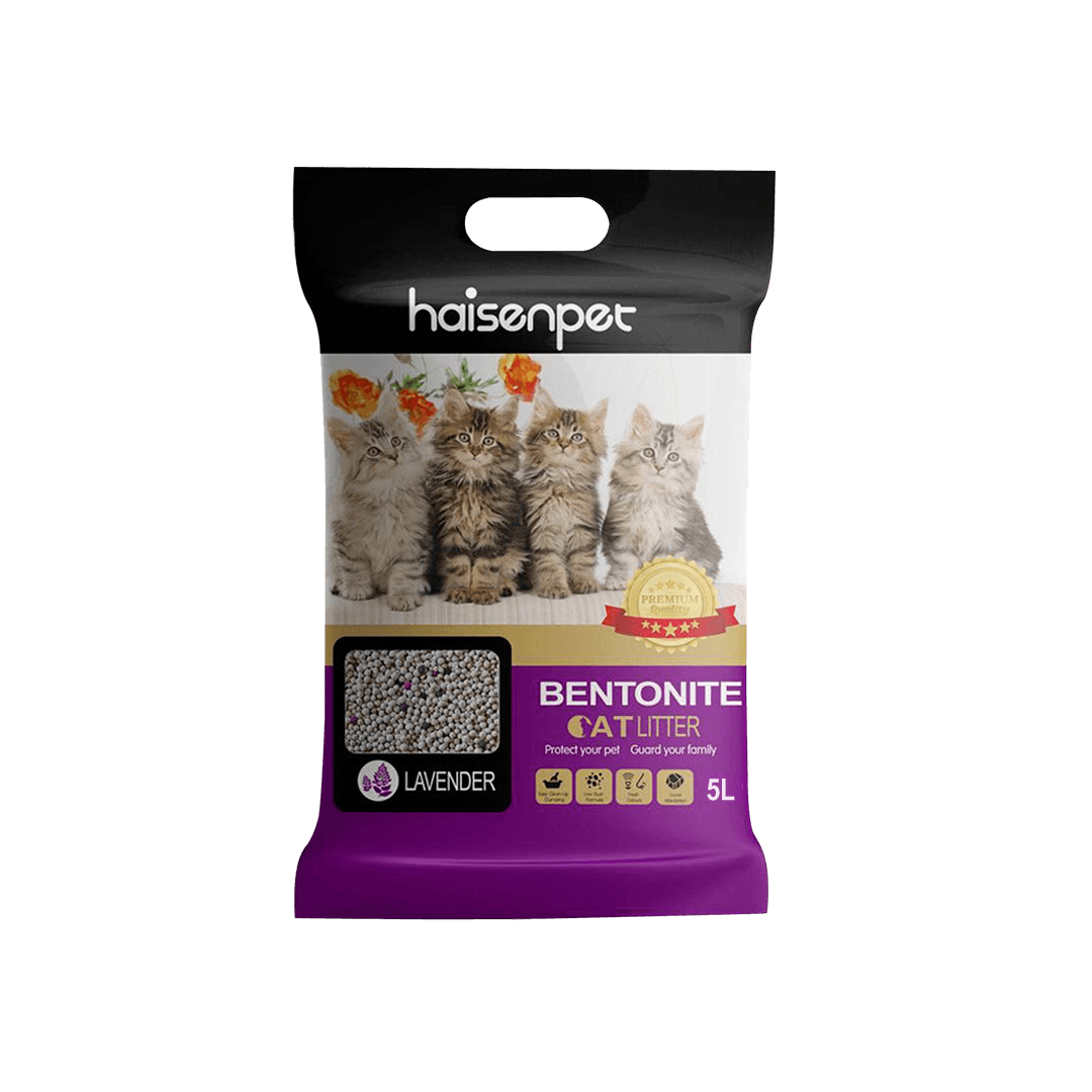 Haisenpet Bentonite Cat Litter Lavender 5L