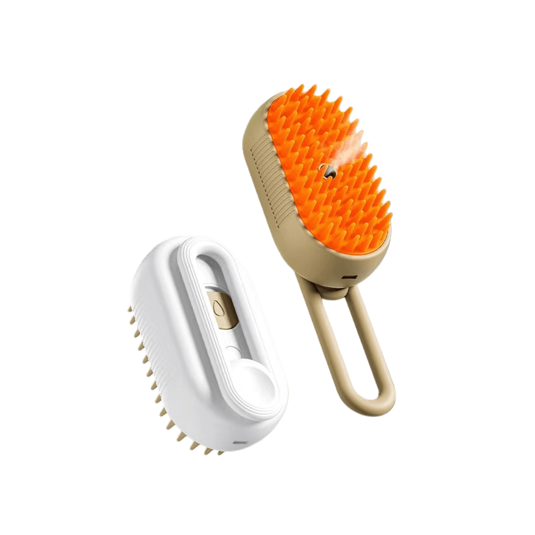 3-in-1 Electric Pet Grooming Brush Steamy Spray, Hair Removal, and Massage Brush