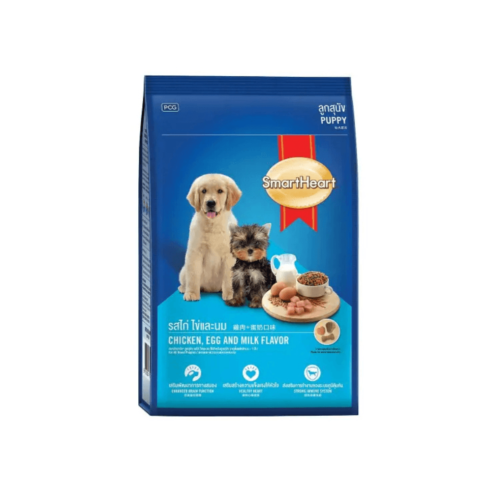 Smartheart Puppy Dog Food Chicken, Egg & Milk 2.7kg