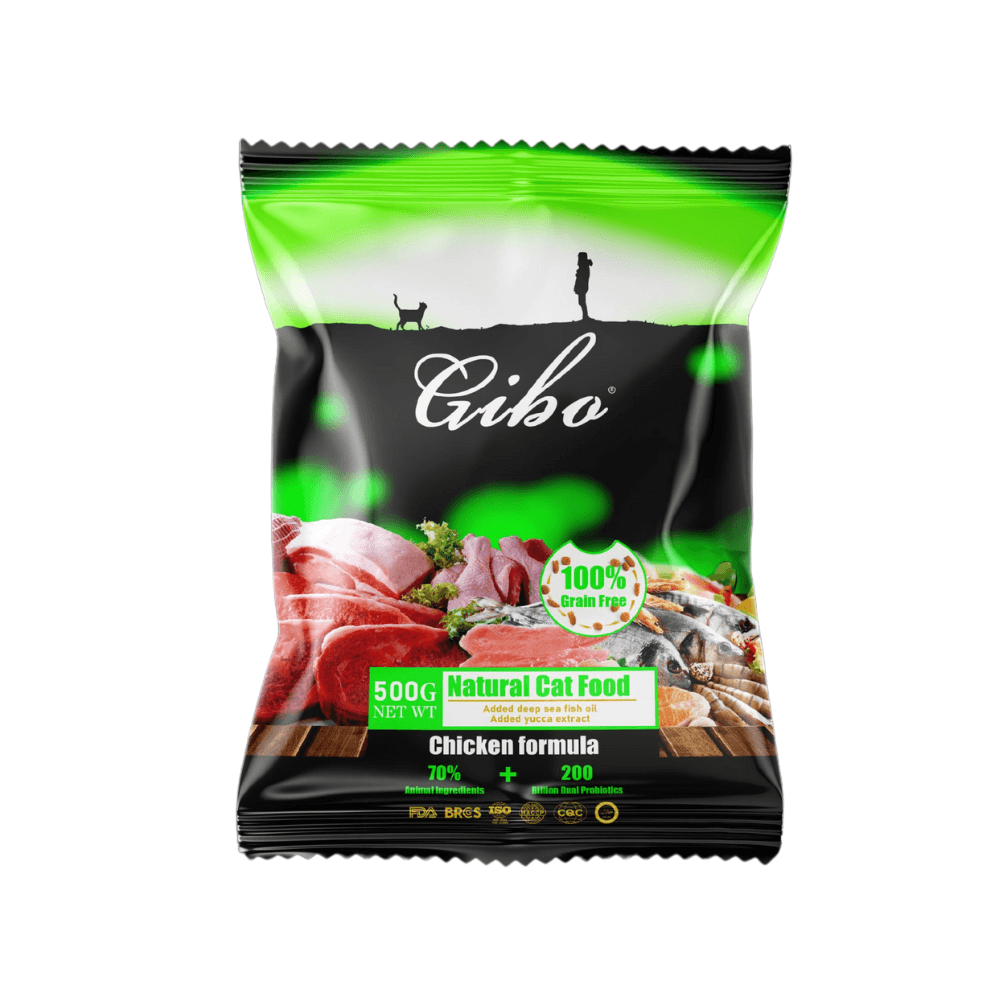 GIBO All Stage Cat Food Chicken 500gm