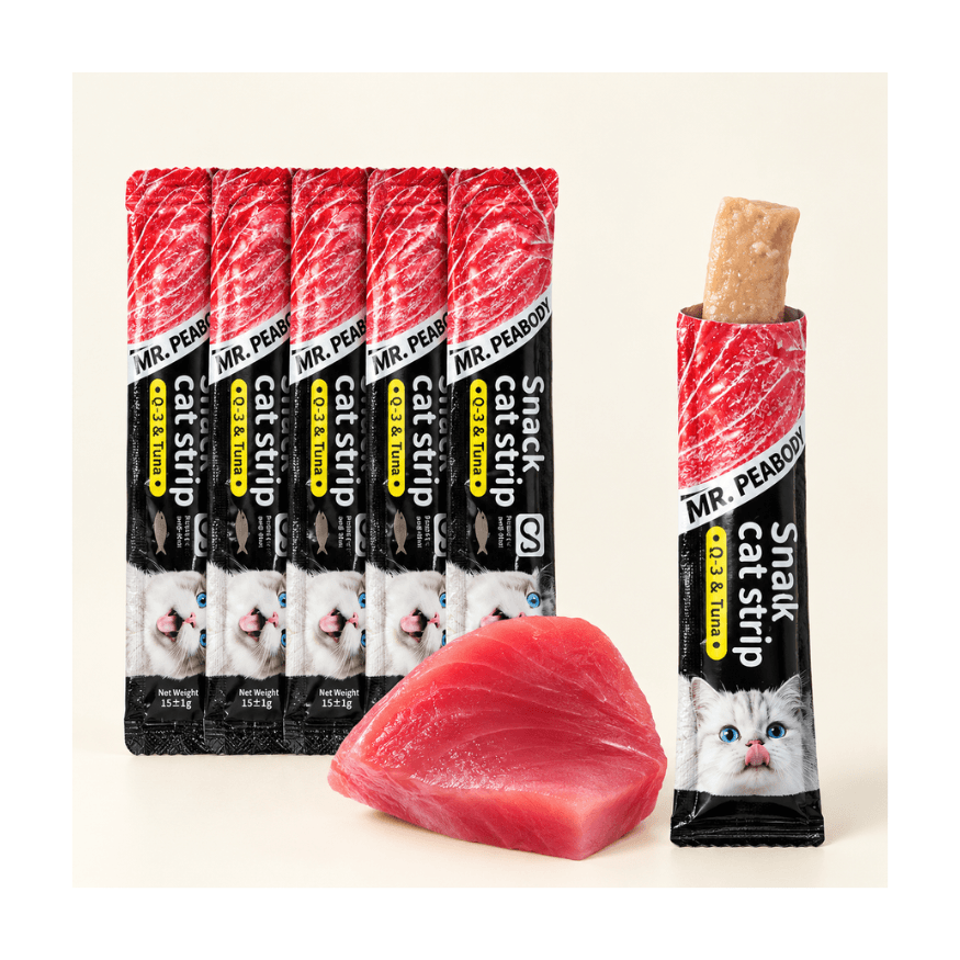Mr. Peabody Cat Treat Tuna & Omega-3 15g (1 Piece)