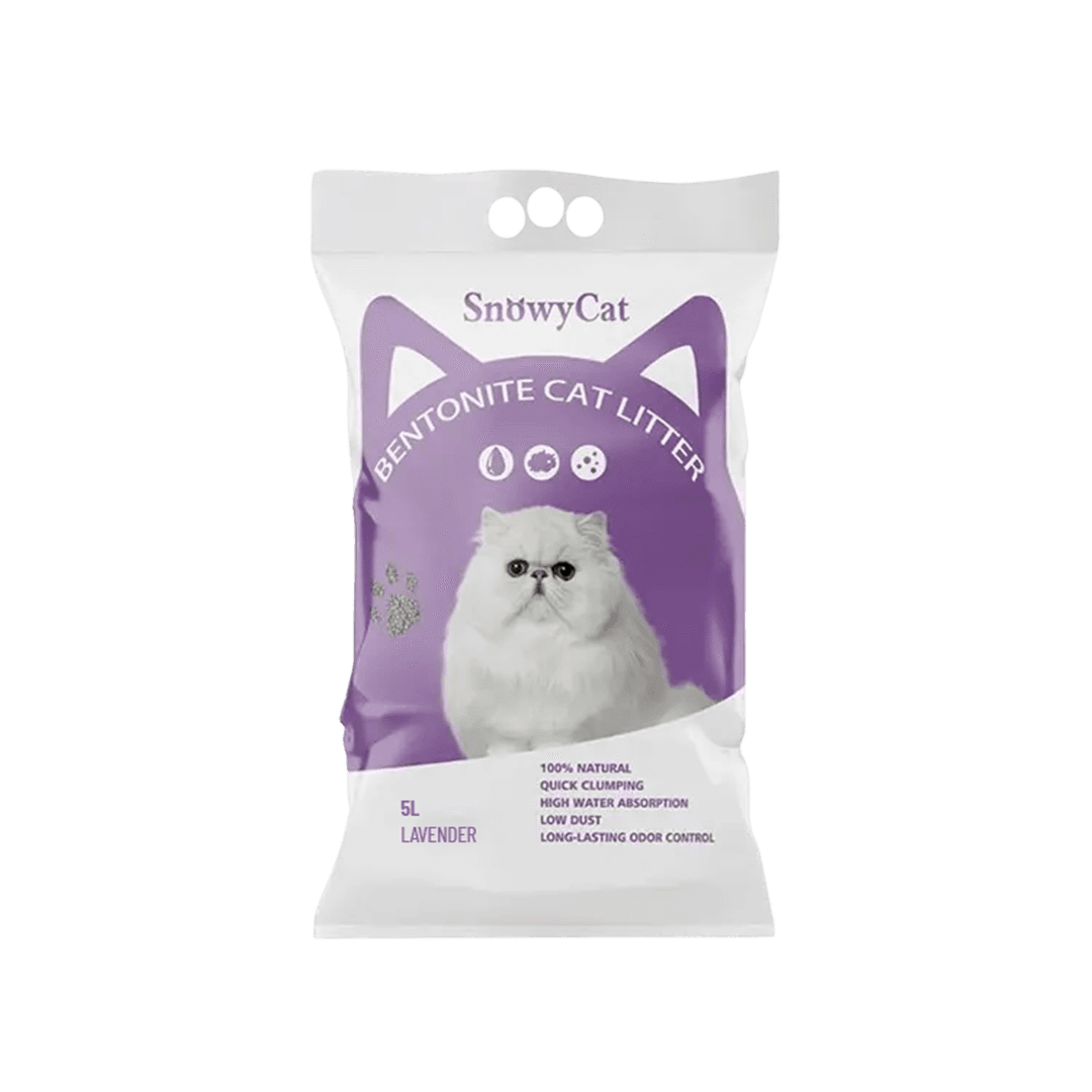 Snowycat Bentonite Cat Litter Lavender 5L
