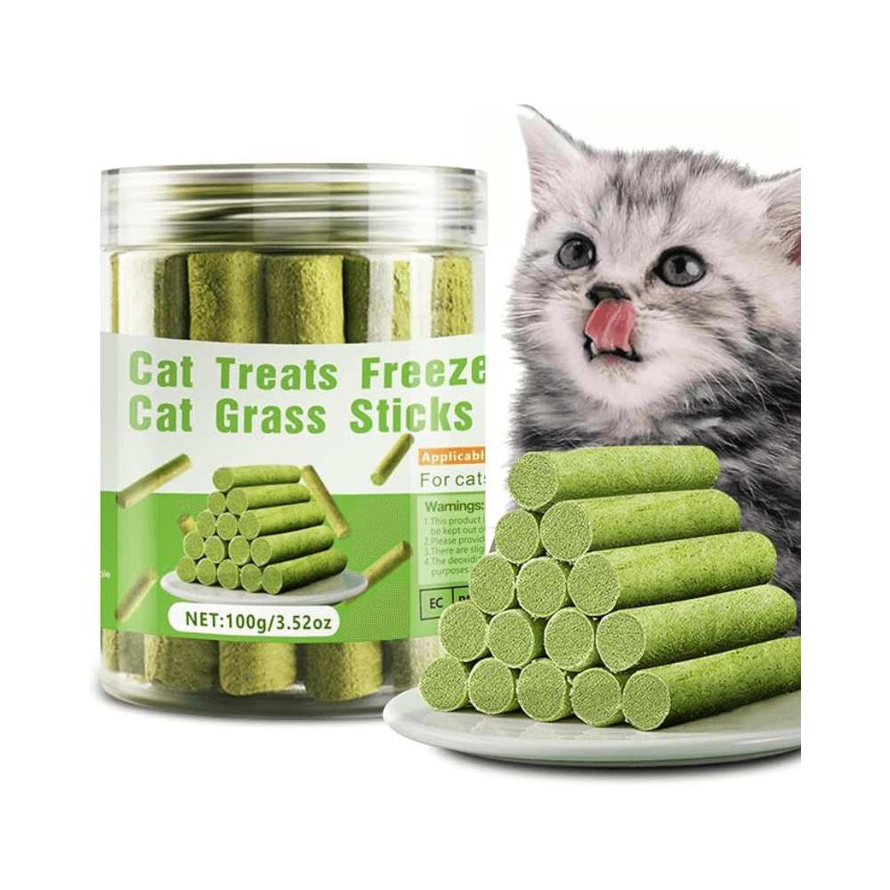 Cat Grass Teething Stick Box Chicken Flavour (23 Pieces)