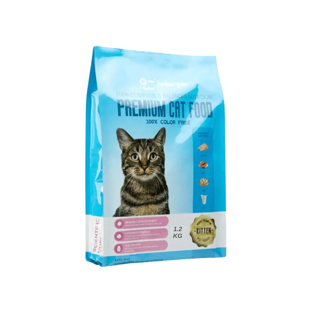 Haisenpet Premium Kitten Food Chicken, Fish, Egg & Milk 1.2kg