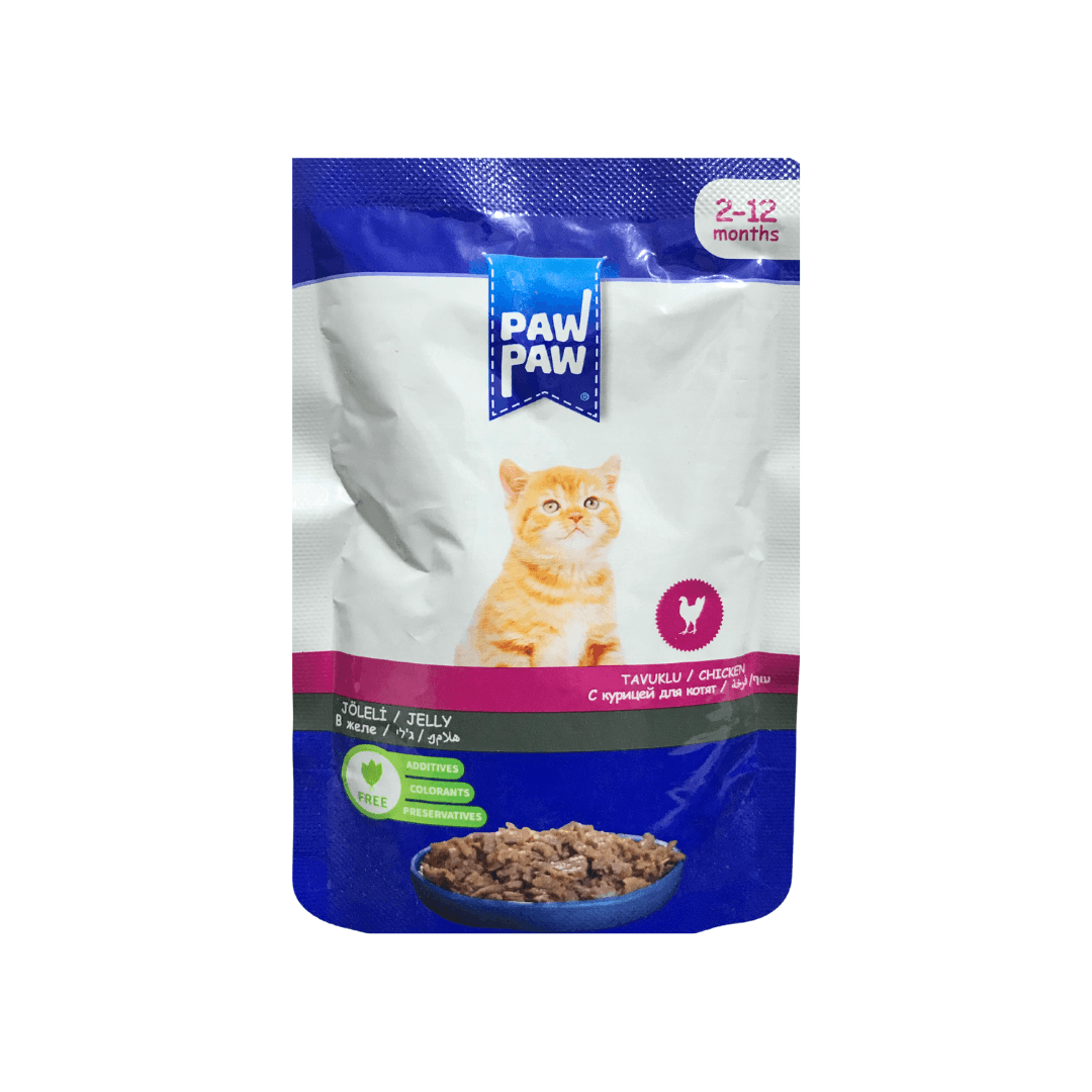 Paw Paw Pouch Kitten Chicken 85g