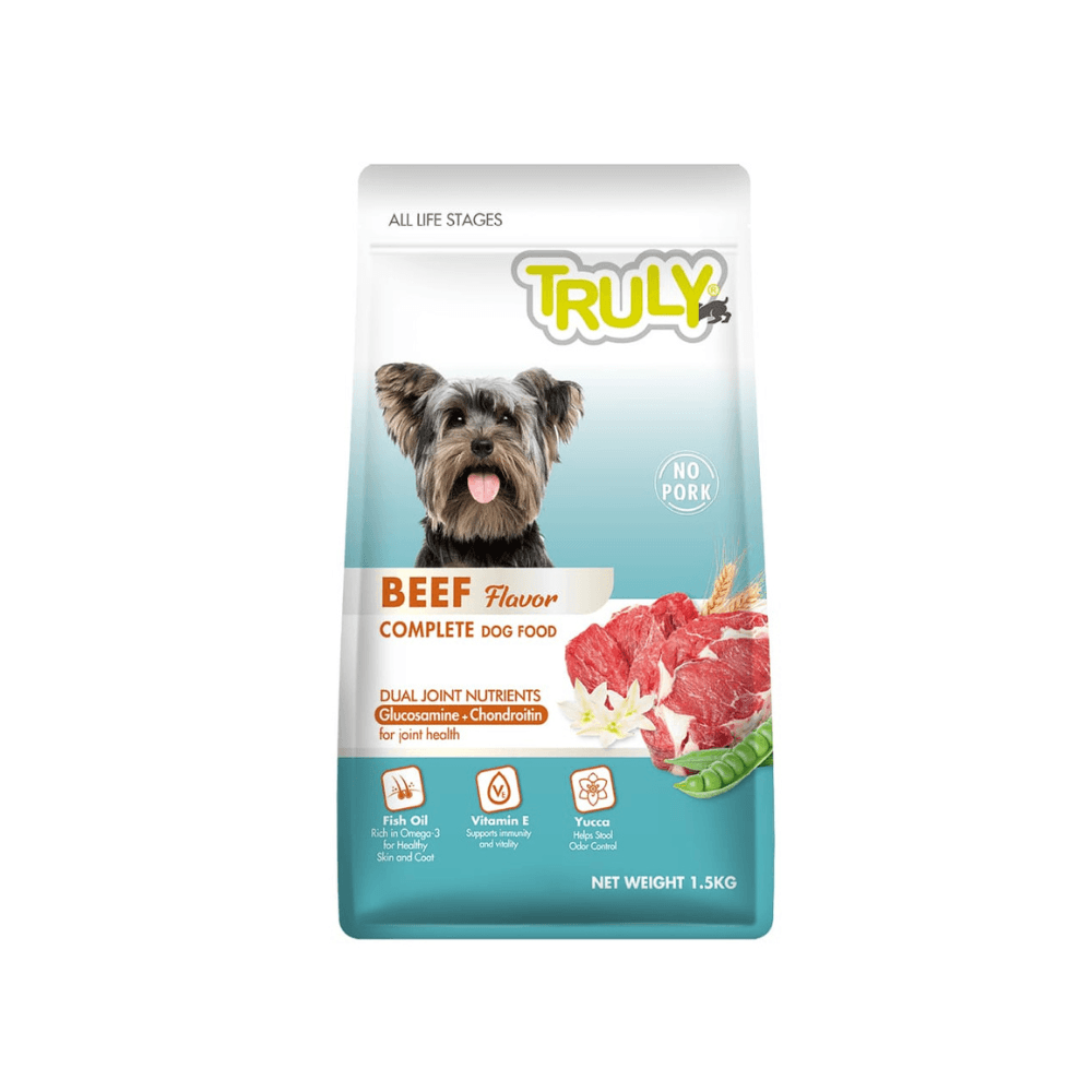 Truly All Life Stages Dry Dog Food Beef 1.5kg