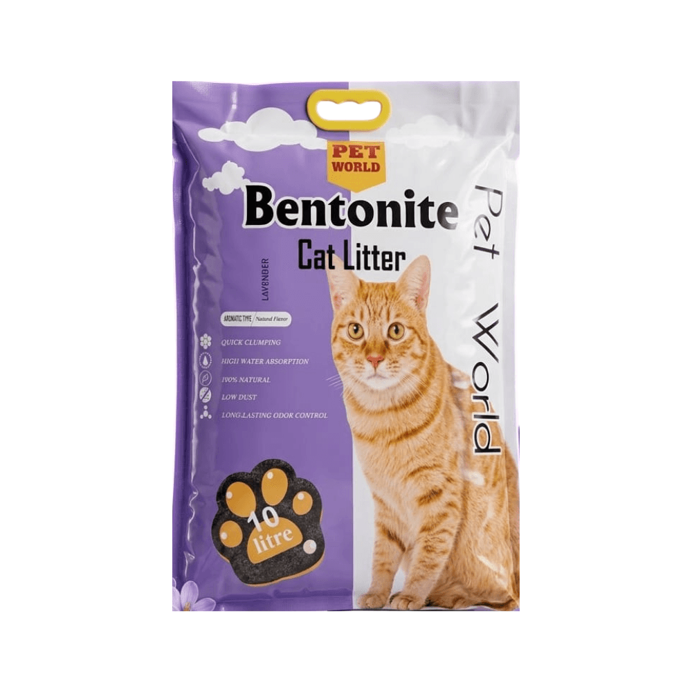 Pet World Bentonite Cat Litter Lavender 10L