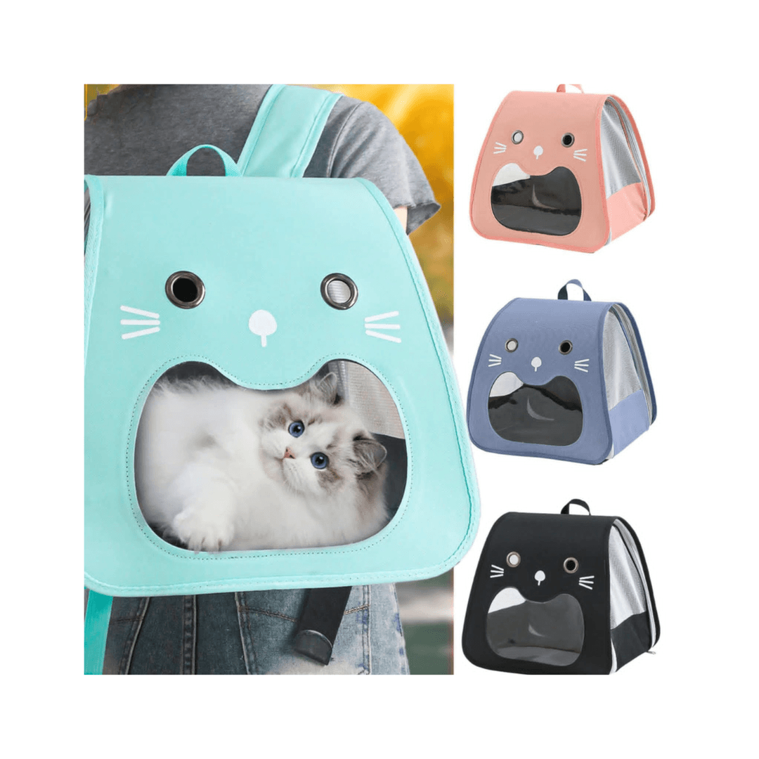 Sophisticated Cat Backpack Breathable Pet Carrier Bag
