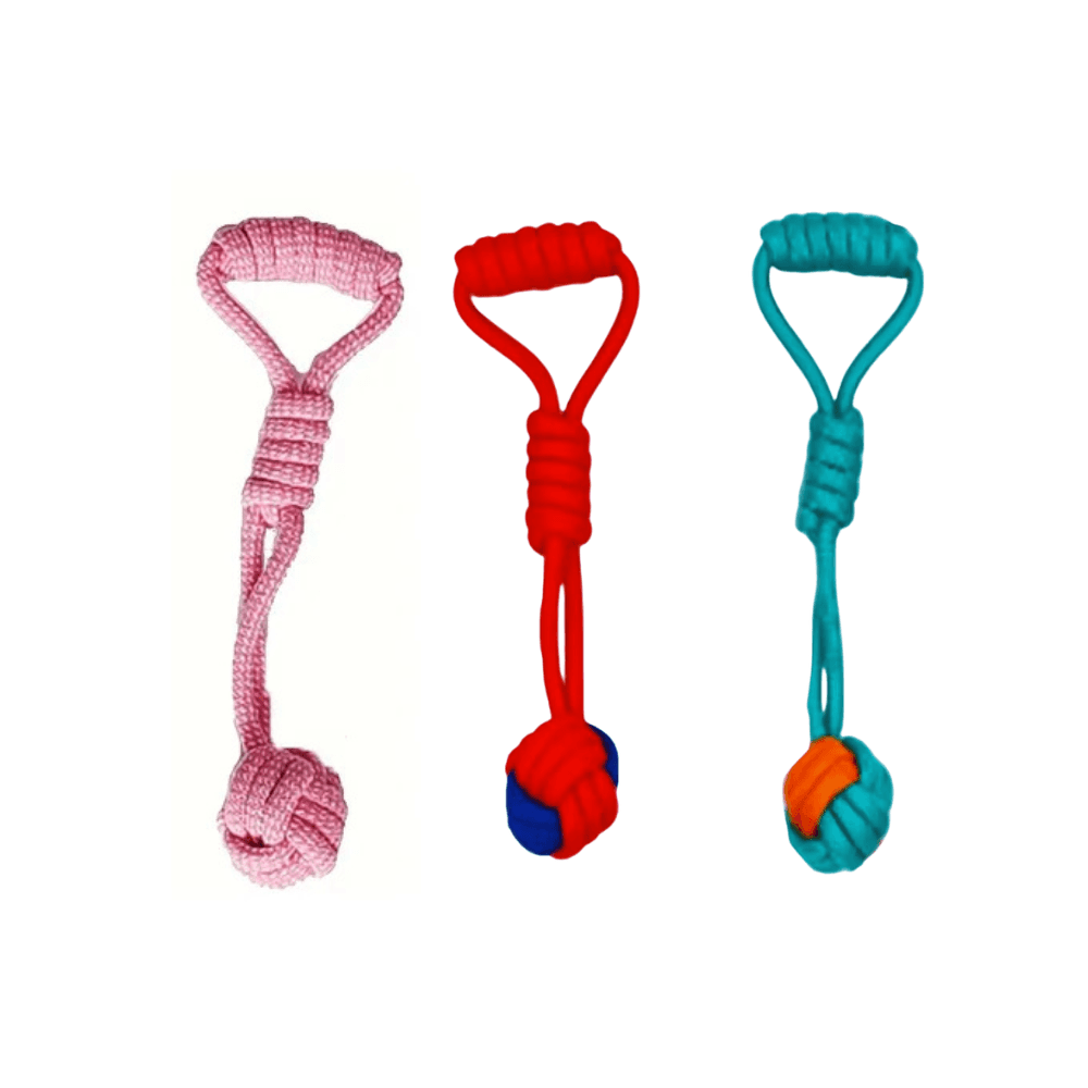 Zugo Handle Toss Rope Tug Dog Toy