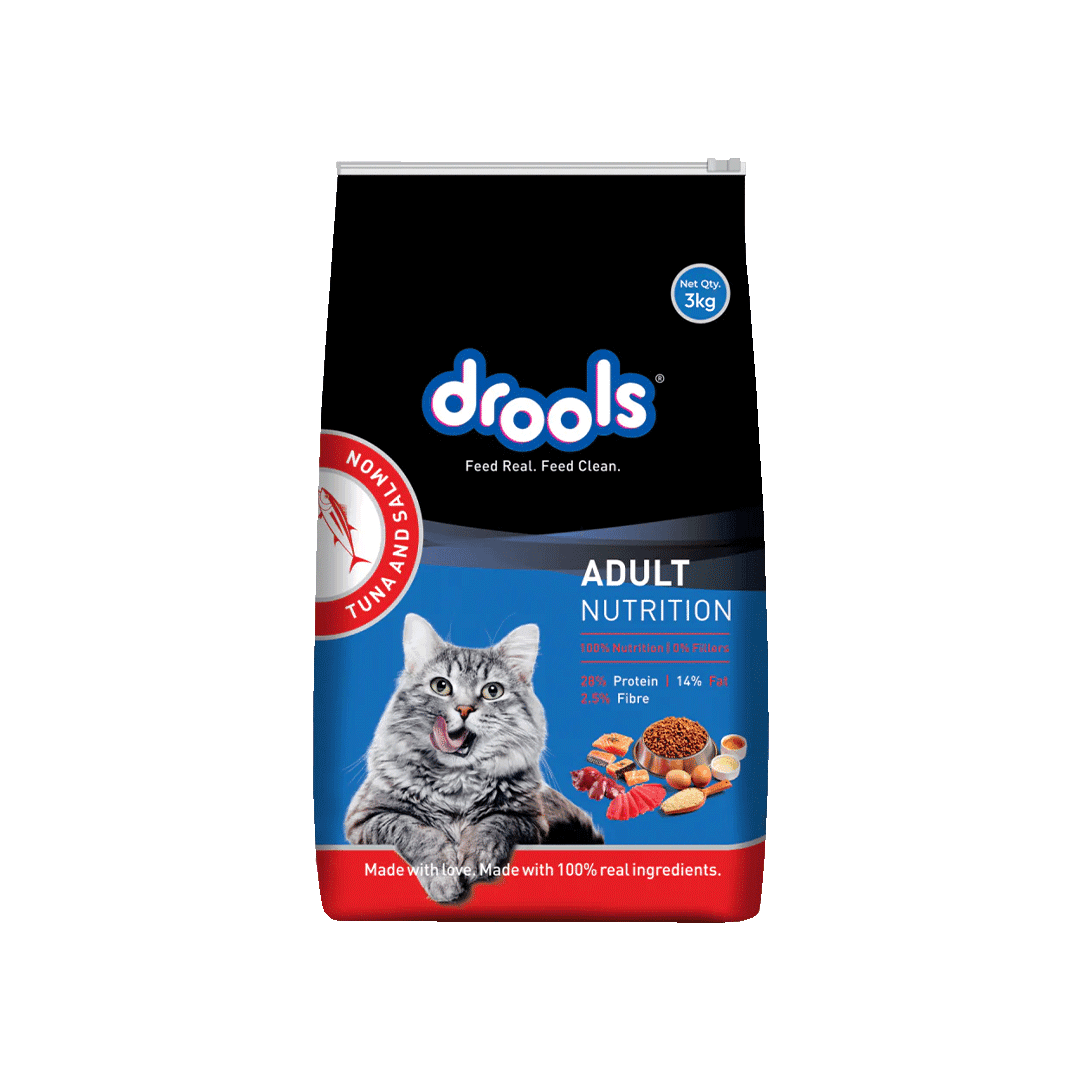 Drools Adult Cat Food Tuna & Salmon 3kg