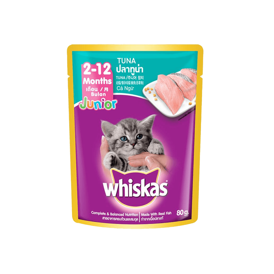 Whiskas Pouch Junior Tuna 80g