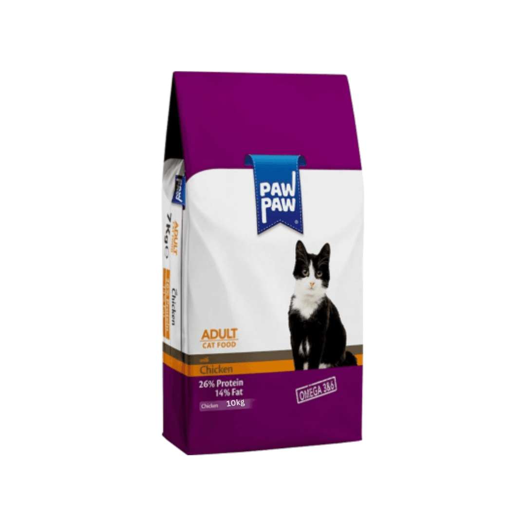 Paw Paw Adult Dry Cat Food Chicken 10kg