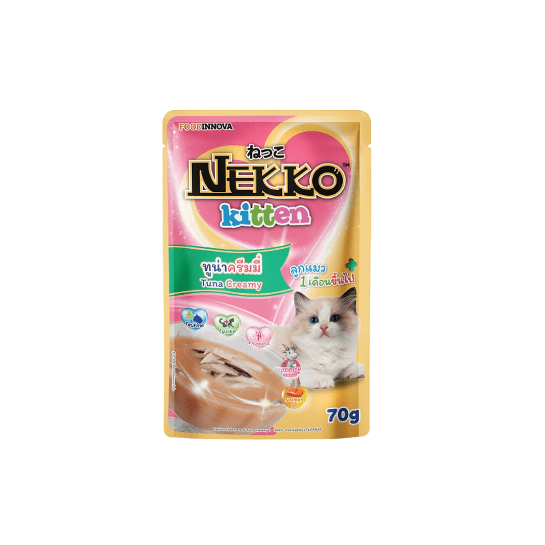 Nekko Kitten Pouch Tuna Creamy 70g
