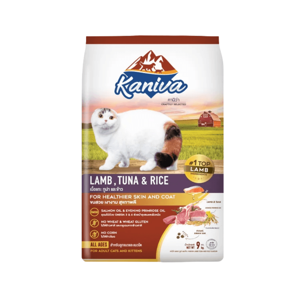 Kaniva Lamb, Tuna & Rice Cat Food 9kg for All Ages