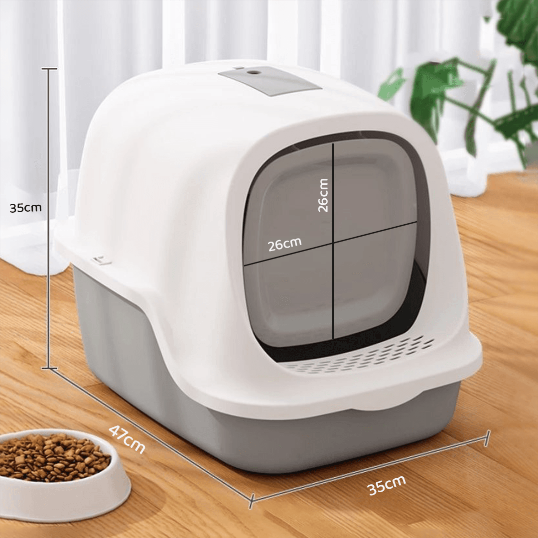 Premium Durable Covered Cat Litter Box