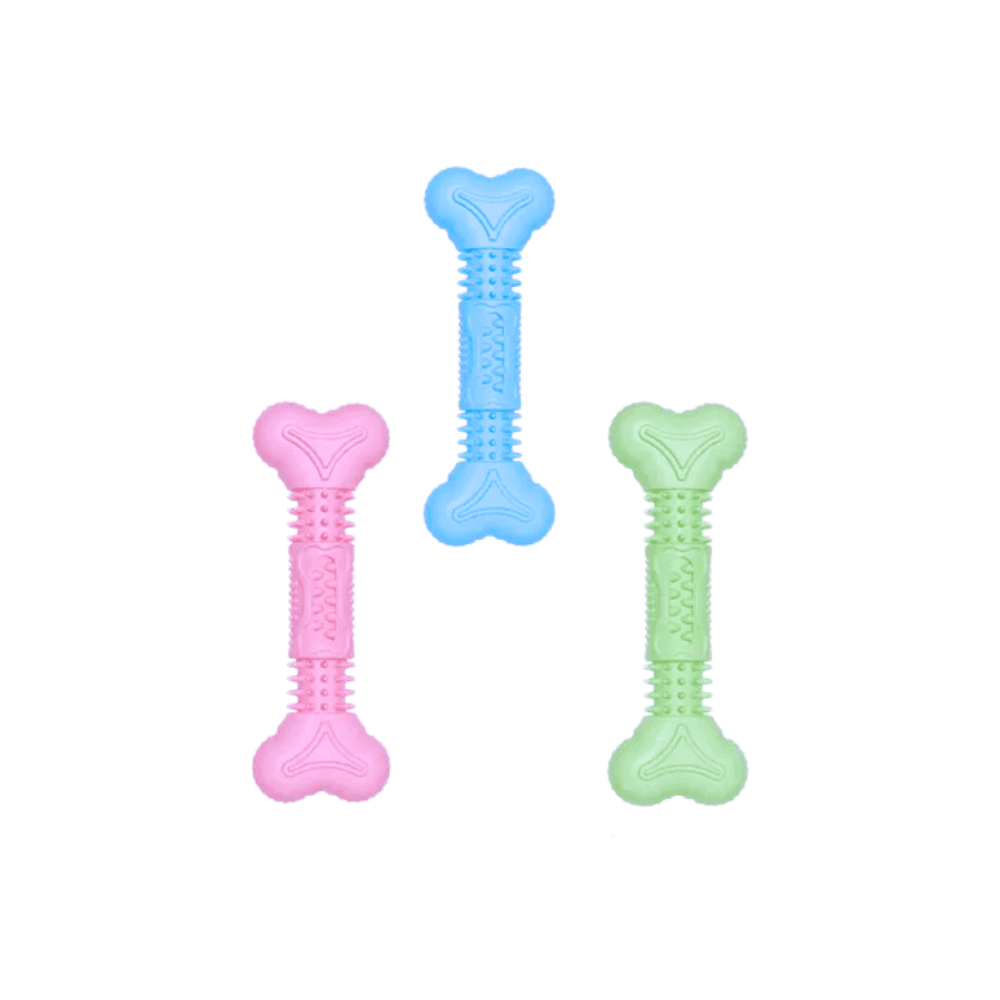 Soft Slim Bone Puppy Dog Chew Toy Biting Teething Sticks