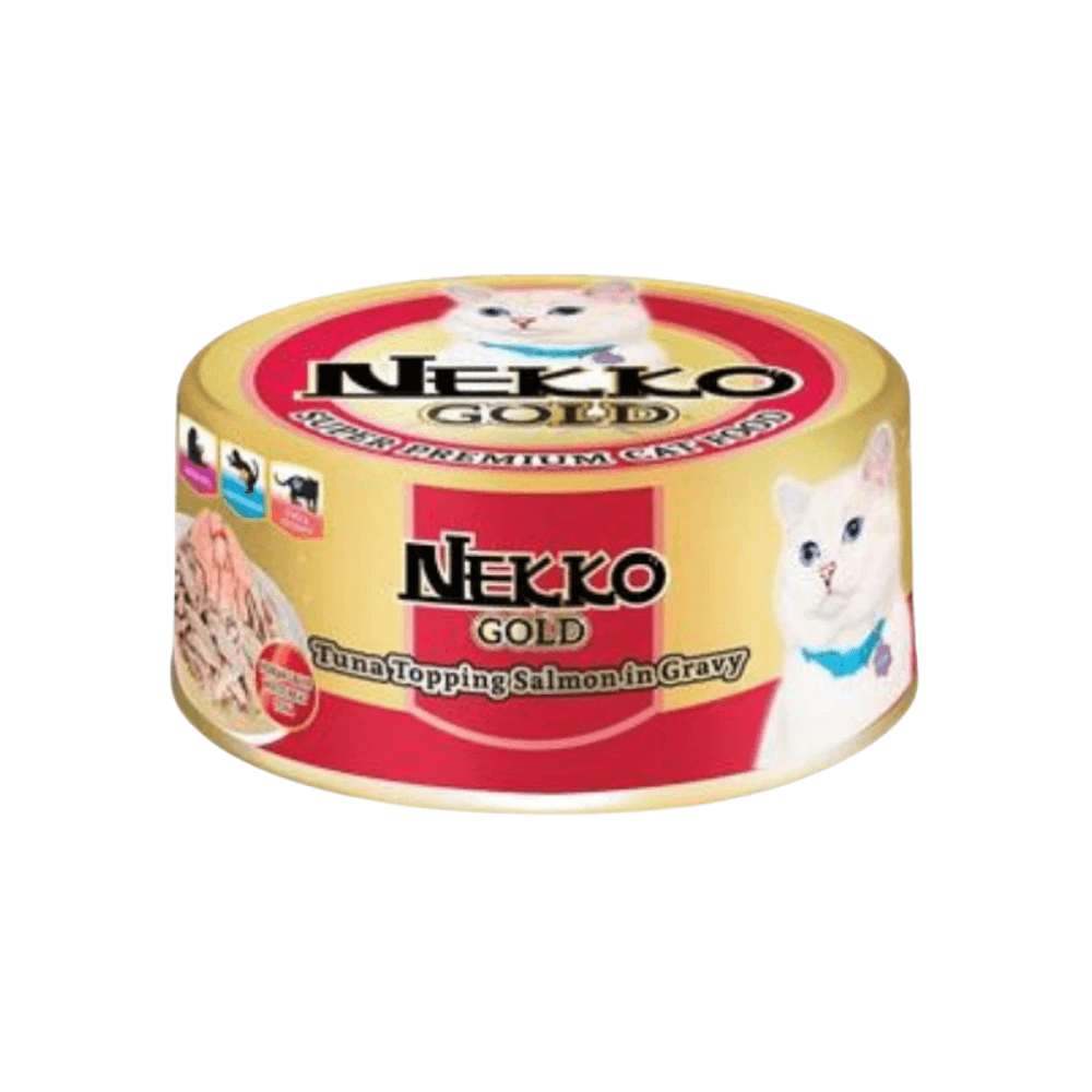 Nekko Gold Canned Tuna Topping Shrimp & Scallop in Jelly 85g