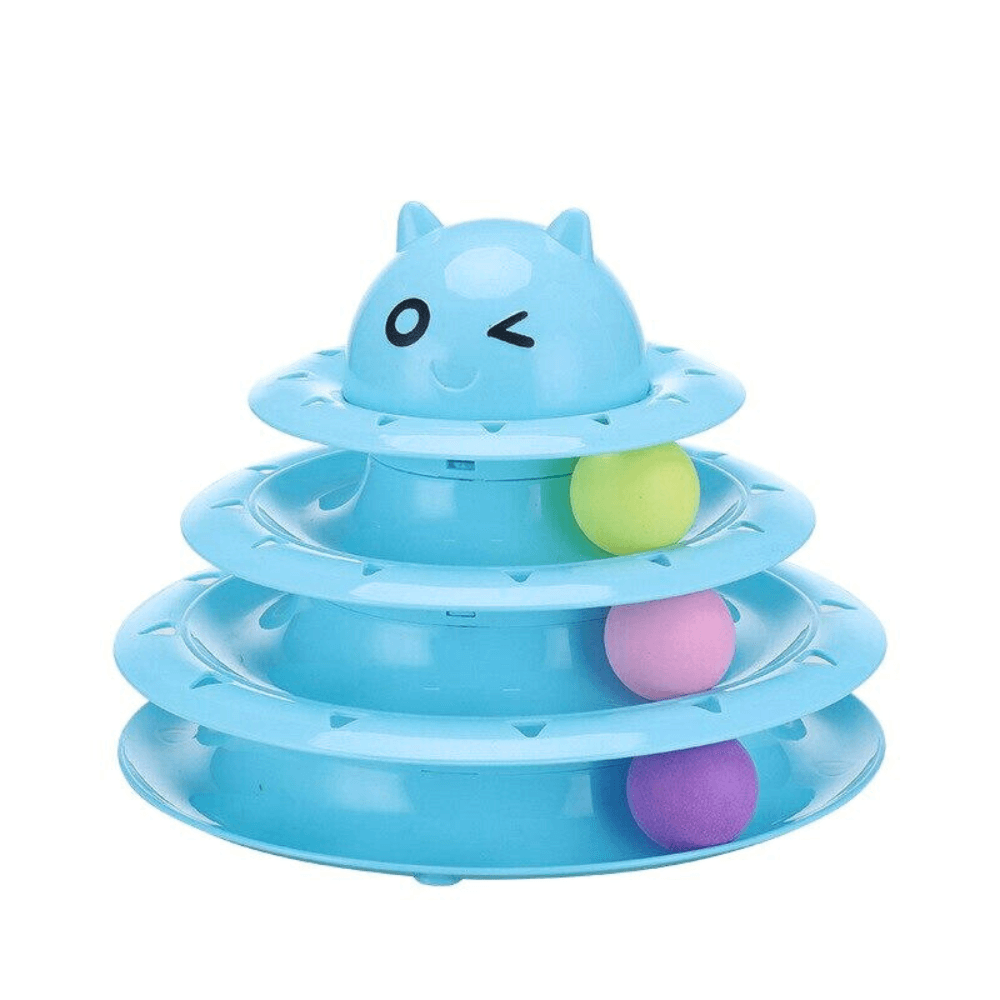Top Quality Interactive Cat Tower Toy with Ball