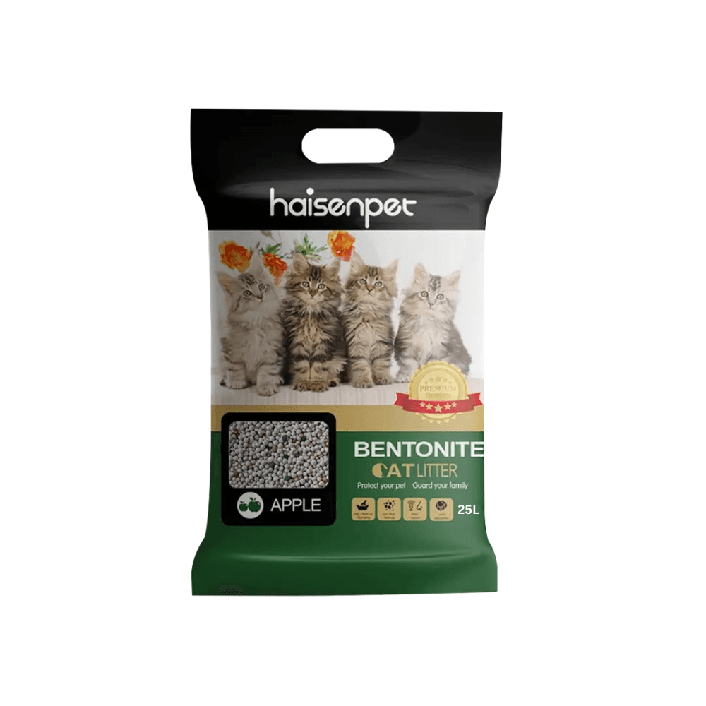 Haisenpet Bentonite Cat Litter Apple 25L