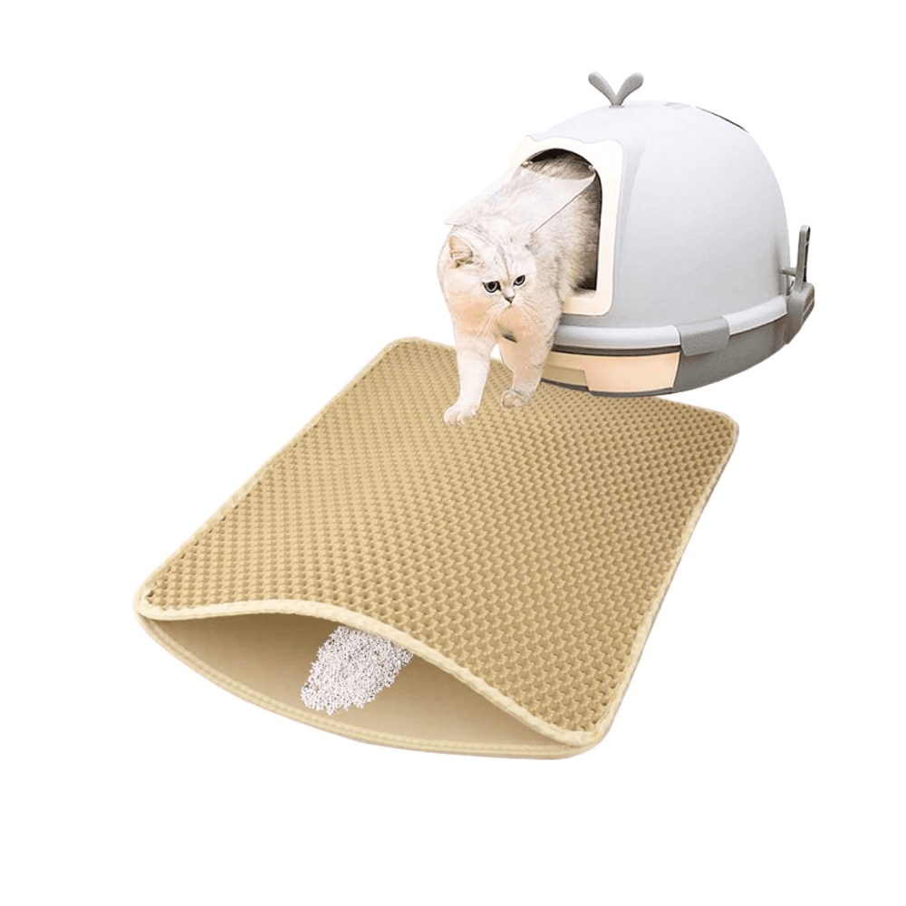 Double Layer Waterproof Premium Nonslip Pet Litter Mat Pad