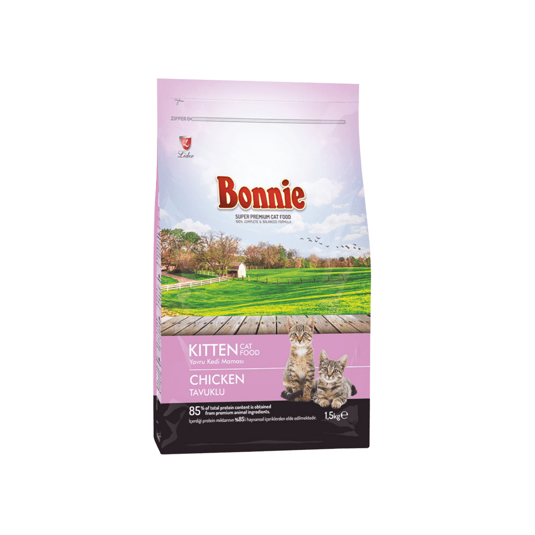 Bonnie Kitten Cat Food Chicken 1.5kg