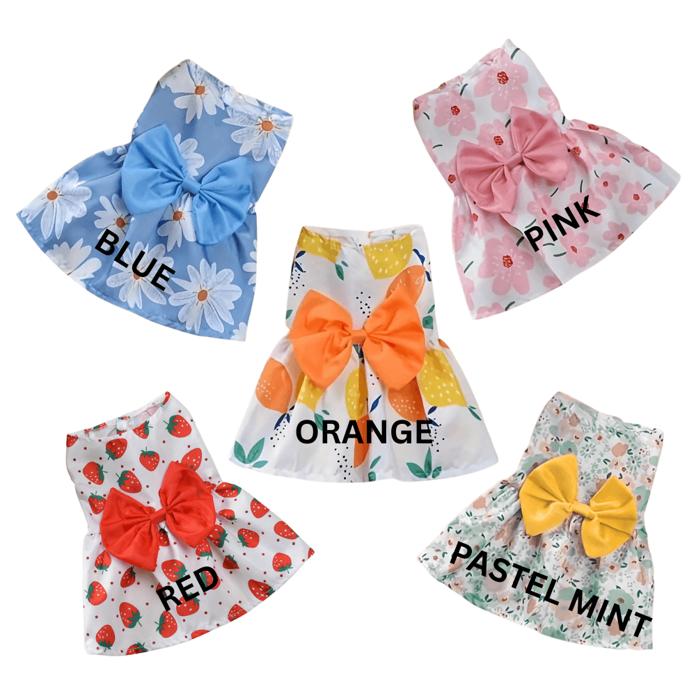 Stylish Summer Outfit Party Skirt Dress for Cats & Dogs