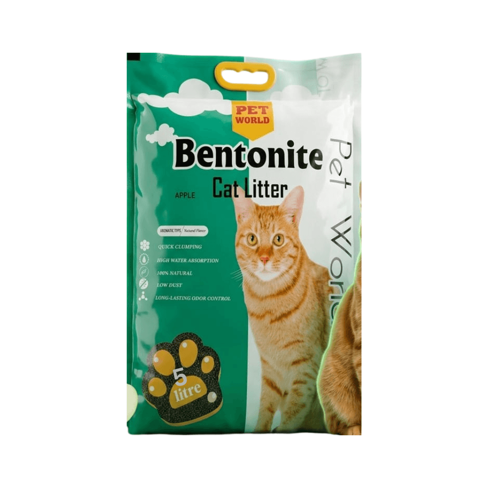 Pet World Bentonite Cat Litter Apple 5L