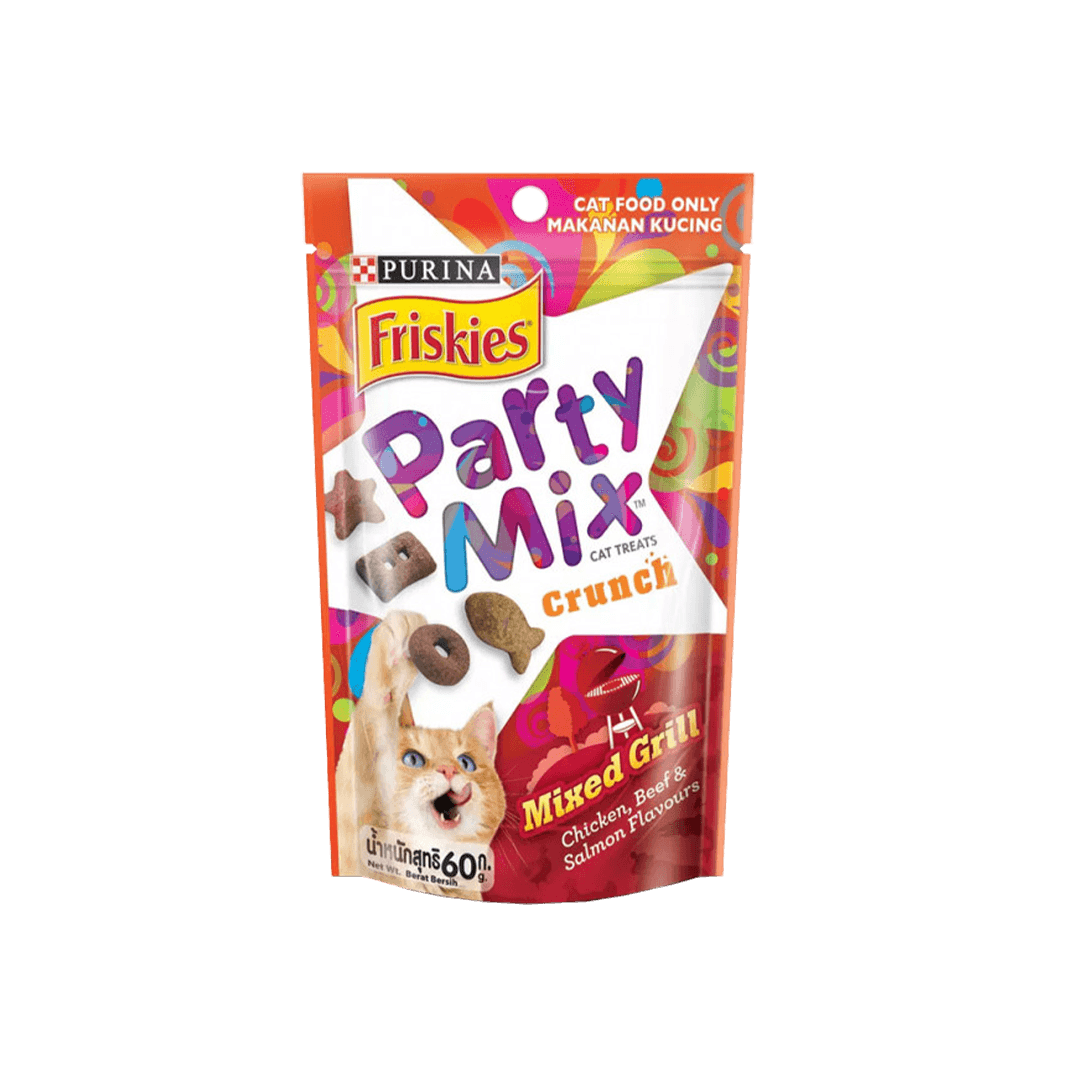 Purina Friskies Party Mix Mixed Grill Crunch 60g