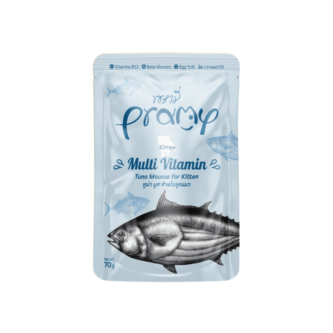 Pramy MULTIVITAMIN Pouch Tuna Mousse for Kitten 70g