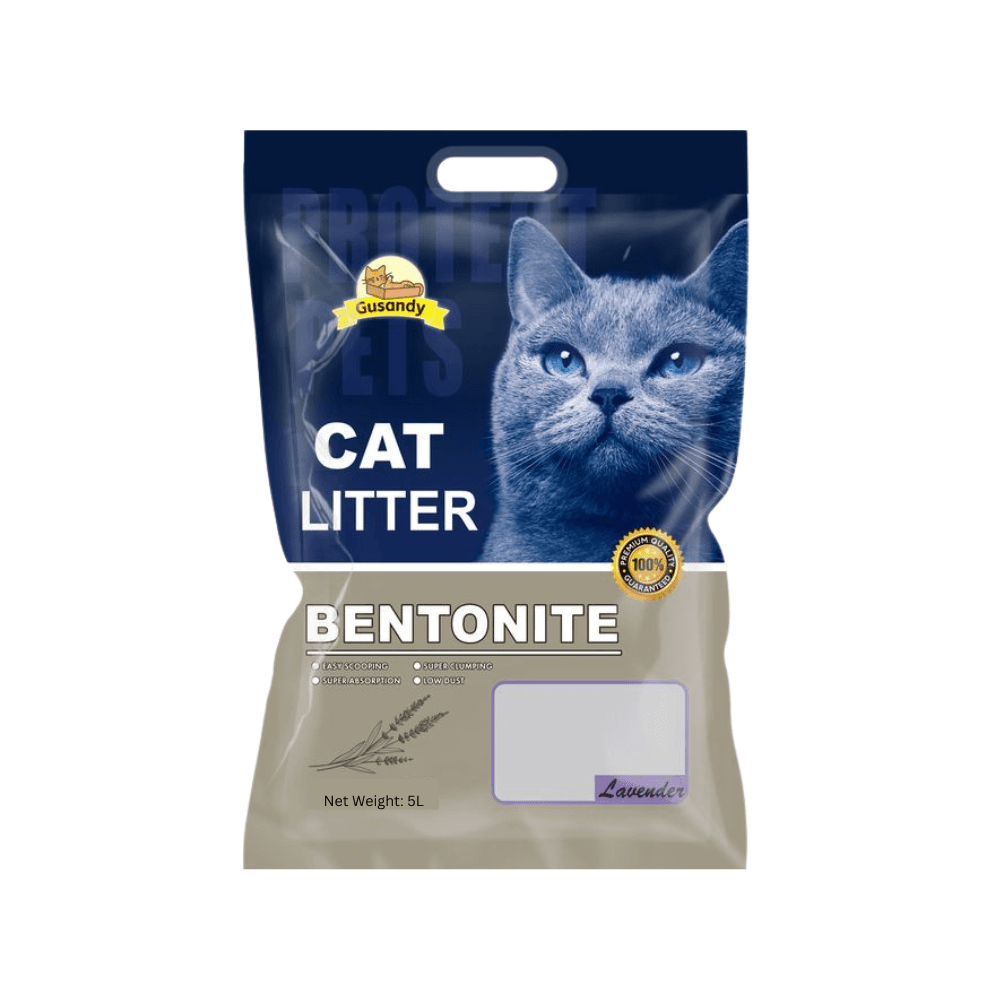Gusandy Bentonite Cat Litter Lavender 5L