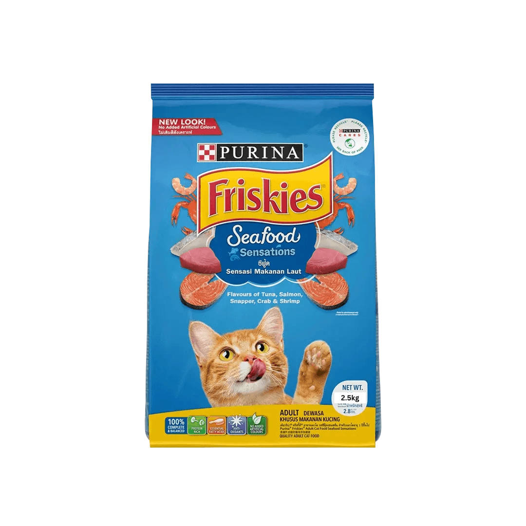 Purina Friskies Adult Cat Food Seafood Sensation 2.5kg