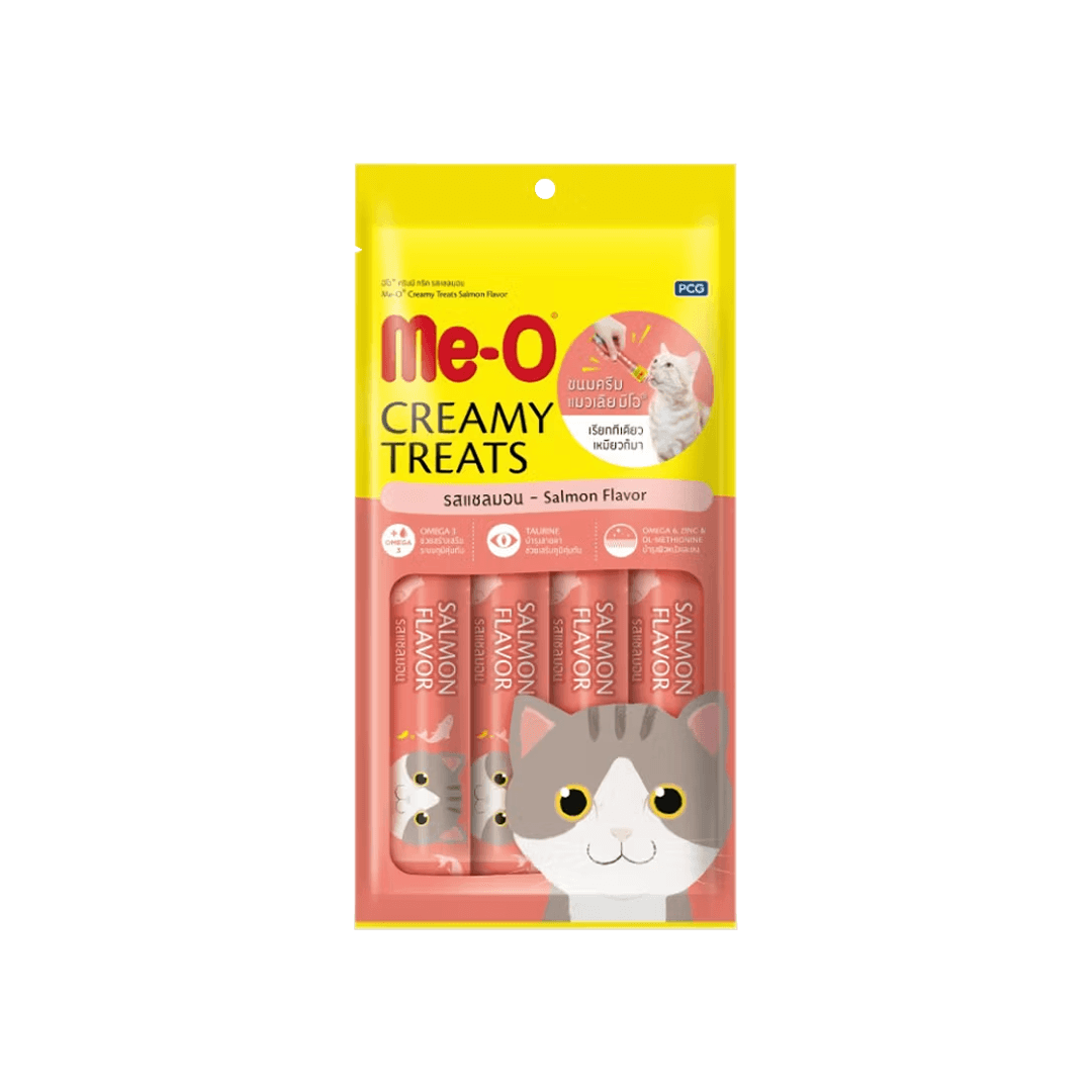 Me-O Creamy Treats Salmon Flavour 15g*4