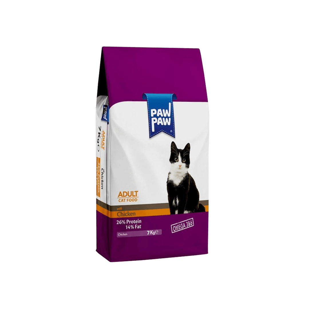 Paw Paw Adult Dry Cat Food Chicken 7kg
