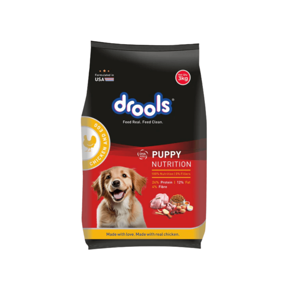 Drools Puppy Dog Food Chicken & Egg 3kg