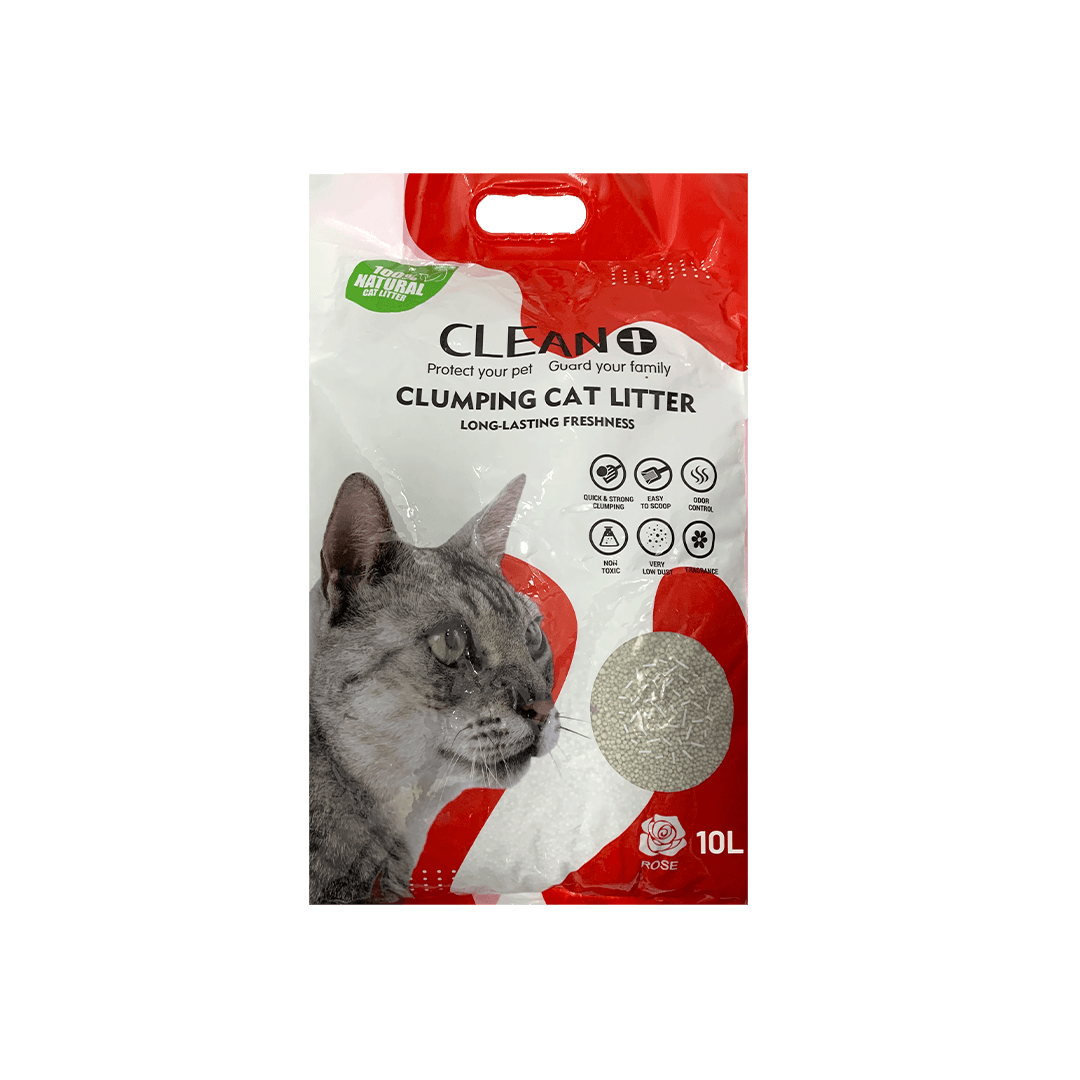 Clean Plus Clumping Cat Litter Rose 5L
