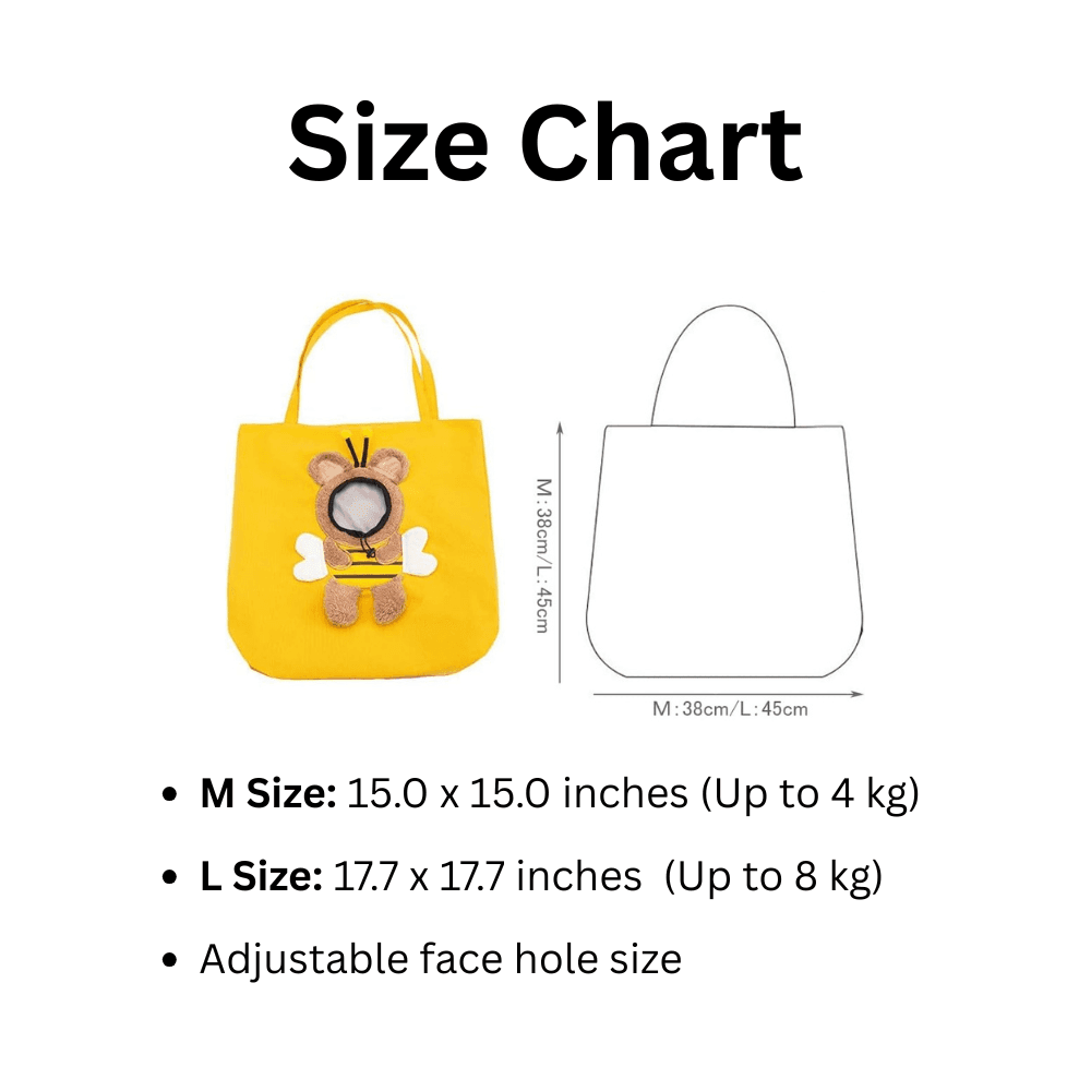 Breathable Pet Carrier Shoulder Bag for Outings, Walks & Travels