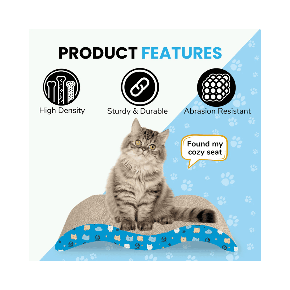 Full Wave Curved Cat Scratcher Board