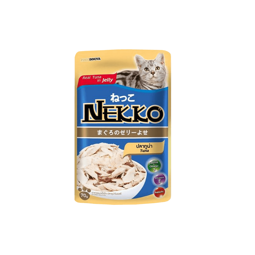 Nekko Pouch Real Tuna in Jelly 70g