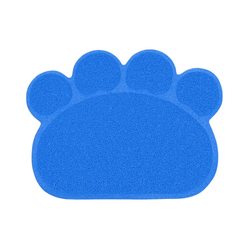 Multipurpose Cat Litter Mat Litter Box Pad Paw Shape
