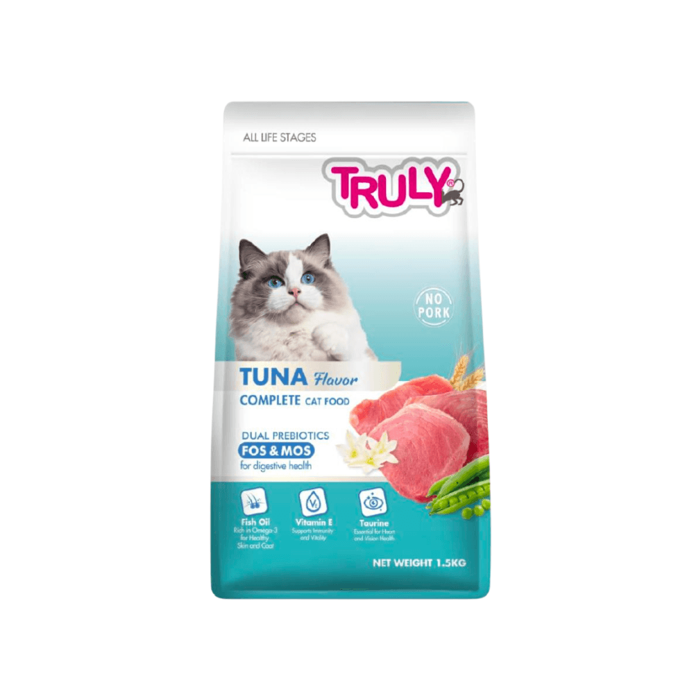 Truly All Life Stages Cat Food Tuna 1.5kg (Buy 1 Get 500g Free)