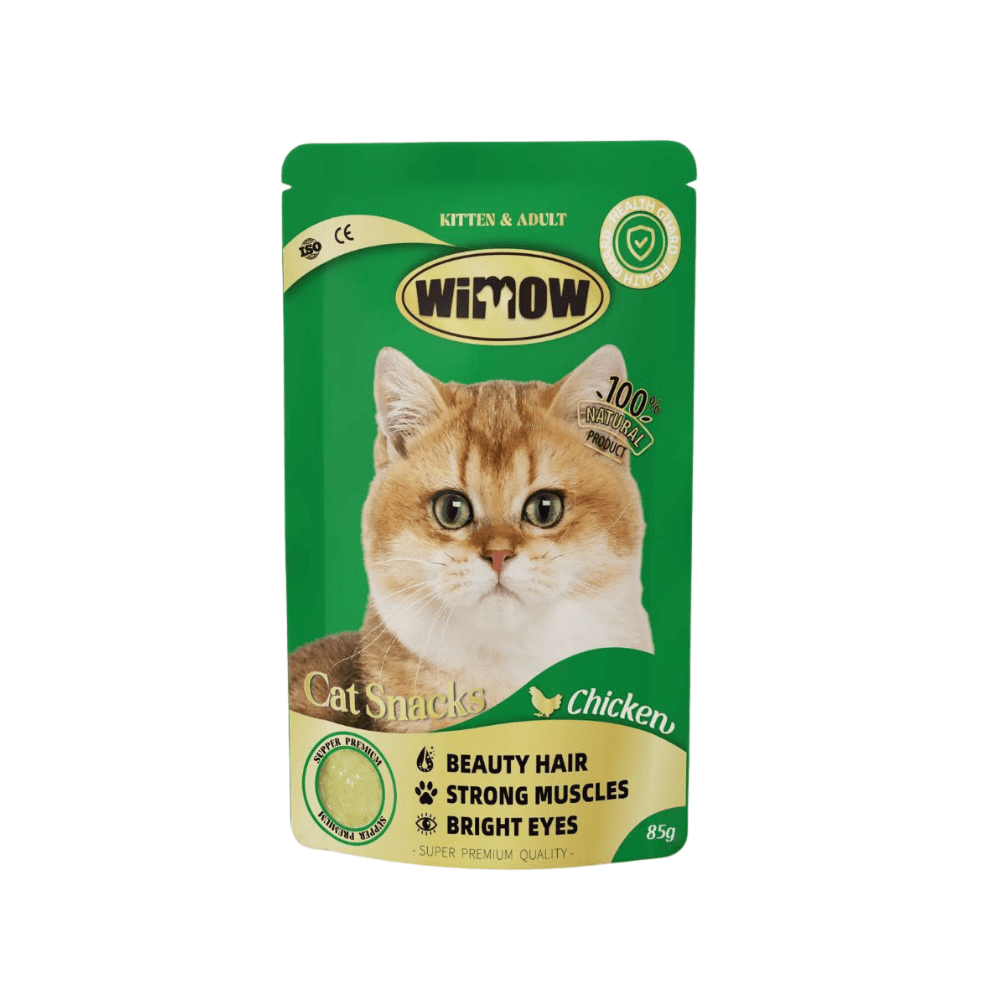 Wimow Grain Free Cat Pouch Chicken for All Ages 85g