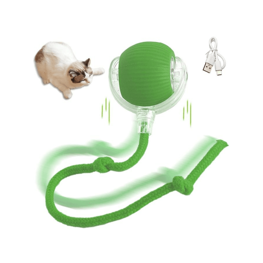 3 Modes Rechargeable Cat Toy Rolling Ball Electric Automatic Toys