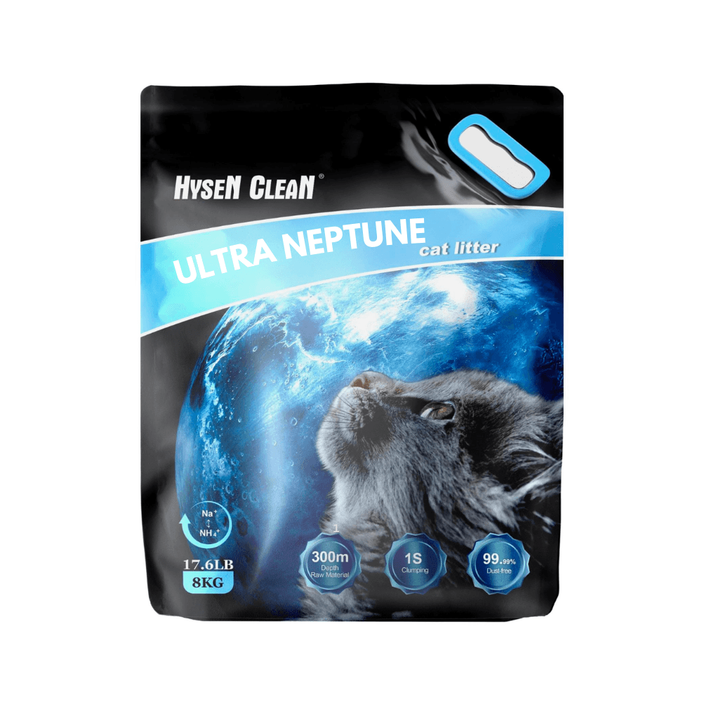 Hysen Clean Super Uranus Crushed Bentonite with Carbon Cat Litter 10L/8kg