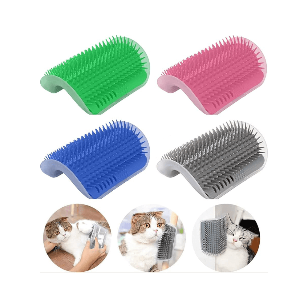 Cat Self-Grooming Soft Face Scratchers Brush Massage Comb