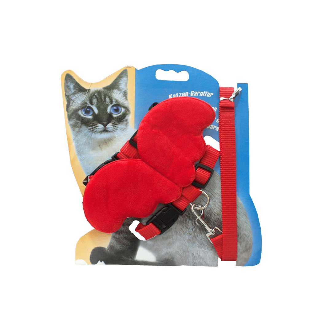 Wing Style Pet Harness and Leash Set for Dogs and Cats